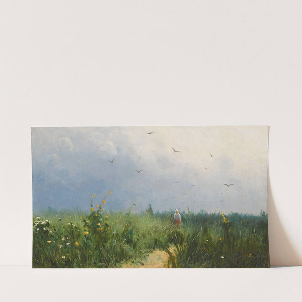 In The Field by Grigory Grigorievich Myasoedov