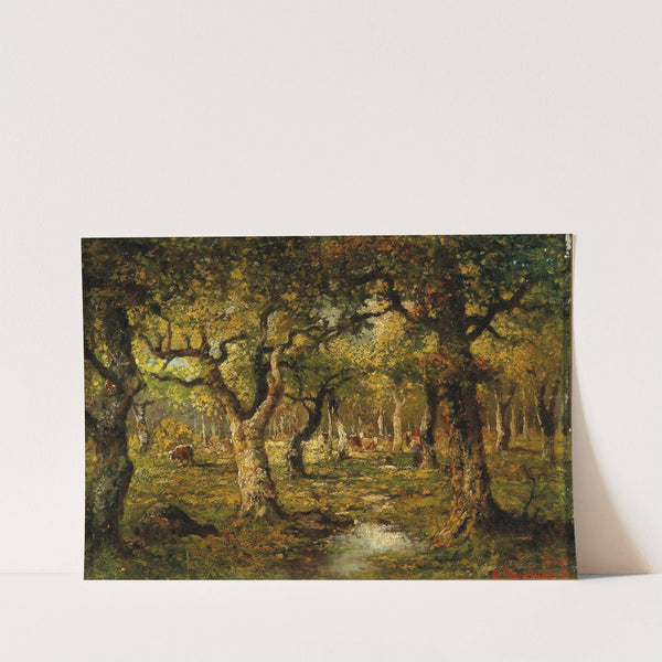 In the Forest of Barbizon by Adolf Kaufmann