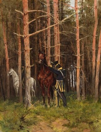 In the forest (Uhlans’ post)