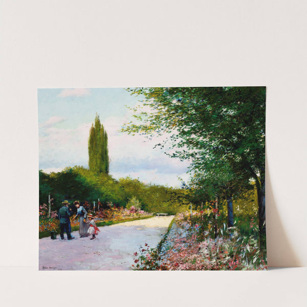 In the Garden by Józef Rapacki