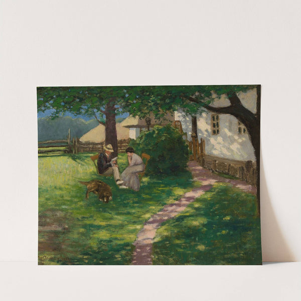 In the garden by Władysław Podkowiński