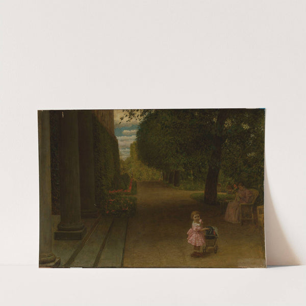 In the garden (1901) by Leopold von Kalckreuth