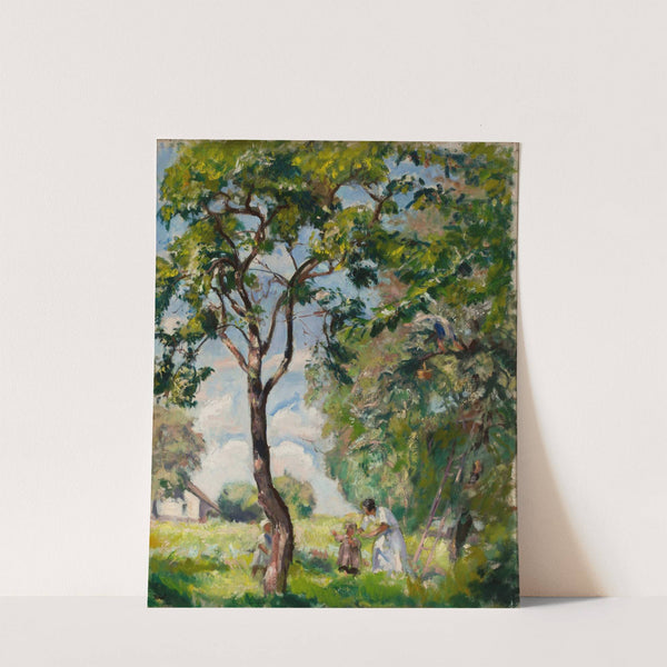 In the garden (1928) by Wojciech Weiss