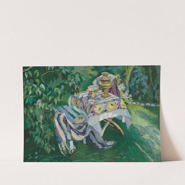 In the garden by Stanisław Kamocki