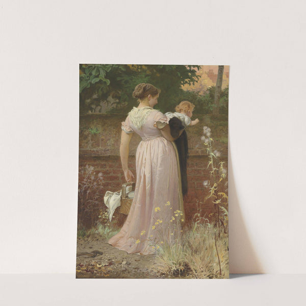 In the garden (1874) by Marcus Stone