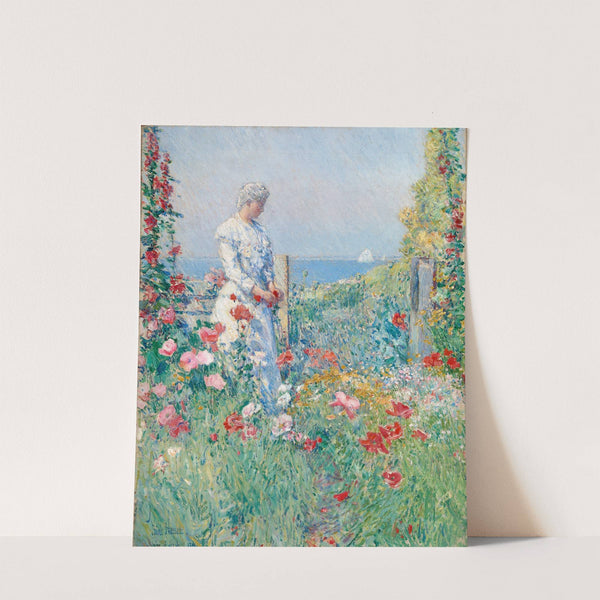 In the Garden (Celia Thaxter in Her Garden) (1892) by Childe Hassam