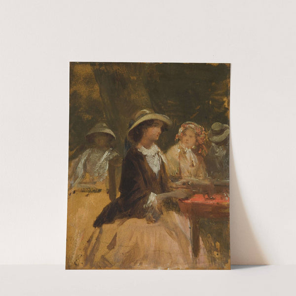 In the Garden Restaurant by Josef Navrátil