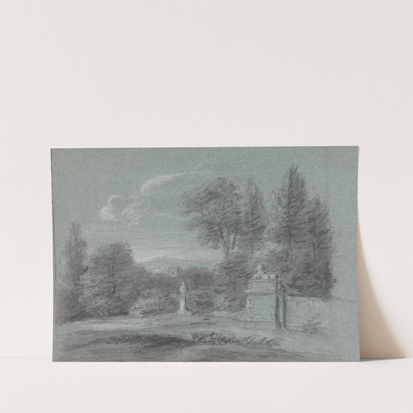 In the Gardens at Stourhead by Coplestone Warre Bampfylde
