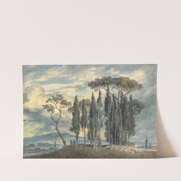 In the Gardens of the Villa Negroni at Rome by John Robert Cozens