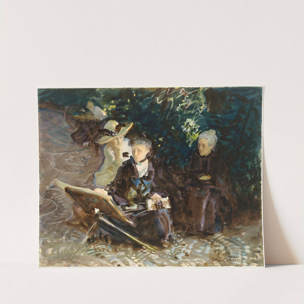 In the Generalife by John Singer Sargent