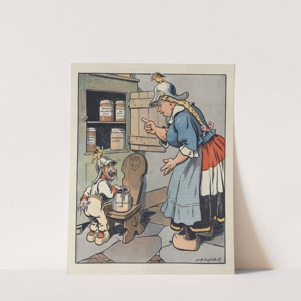 In the German jam closet (1908) by Louis Glackens