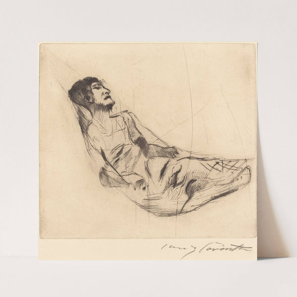 In the Hammock II (1920) by Lovis Corinth