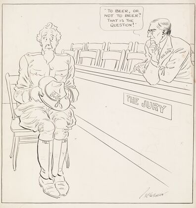 In the Hands of the Jury. Is he Pro or Anti-draught (1917)