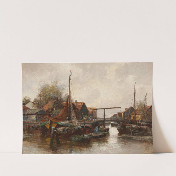 In The Harbour by Adolf Kaufmann