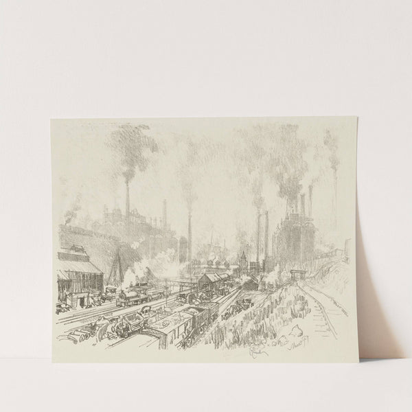 In the Land of Iron and Steel by Joseph Pennell