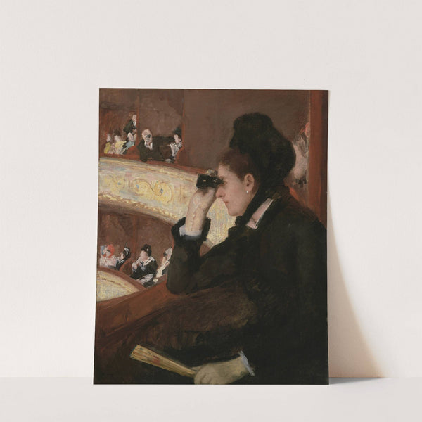 In The Loge (1878) by Mary Cassatt