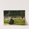 In the Luxembourg (Garden) (1889) by Charles Courtney Curran