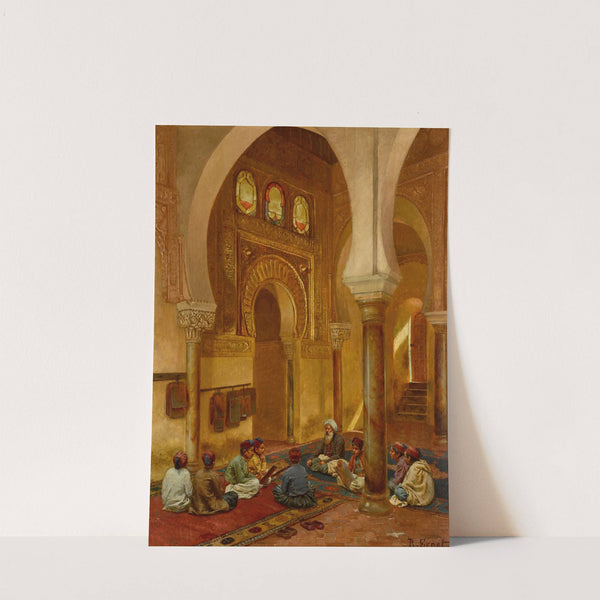 In the Madrasa by Rudolf Ernst