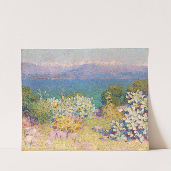 In the morning, Alpes Maritimes from Antibes by John Peter Russell