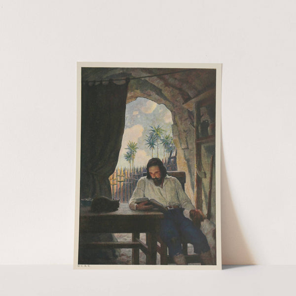 In the morning I took the Bible; and beginning at the New Testament, I began seriously to read it (1920) by N. C. Wyeth