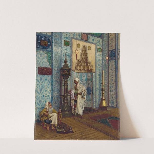 In the Mosque by Rudolf Ernst