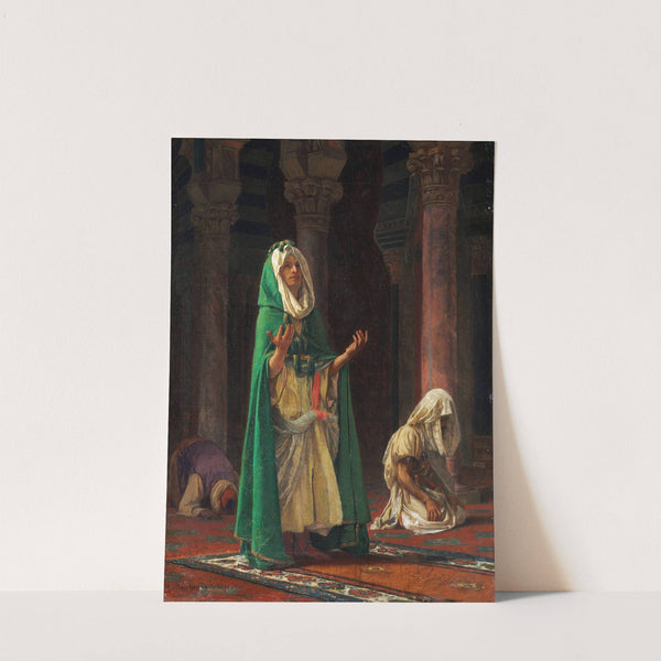 In the mosque by Gustave Boulanger