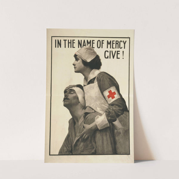 In the name of mercy give! (1917) by Albert Herter