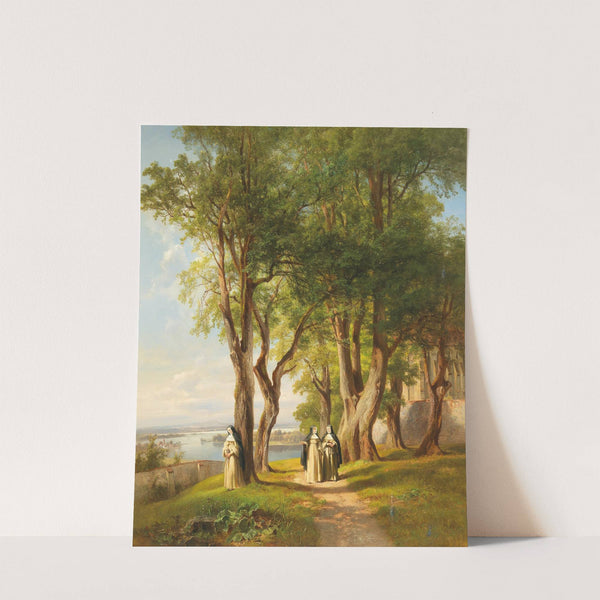 In The Nunnery Garden by Anton Hansch