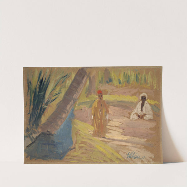 In the Oasis by Ernst Schiess