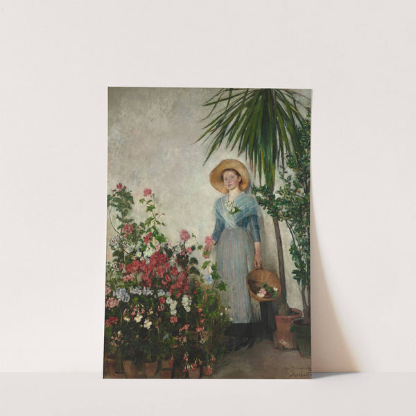 In the orangery by Olga Boznanska