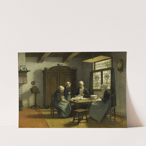 In the Orphanage at Katwijk-Binnen by David Adolph Constant Artz