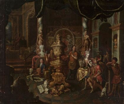 In the painter’s studio