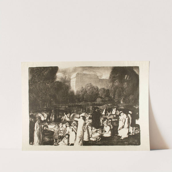 In the Park (1916) by George Wesley Bellows