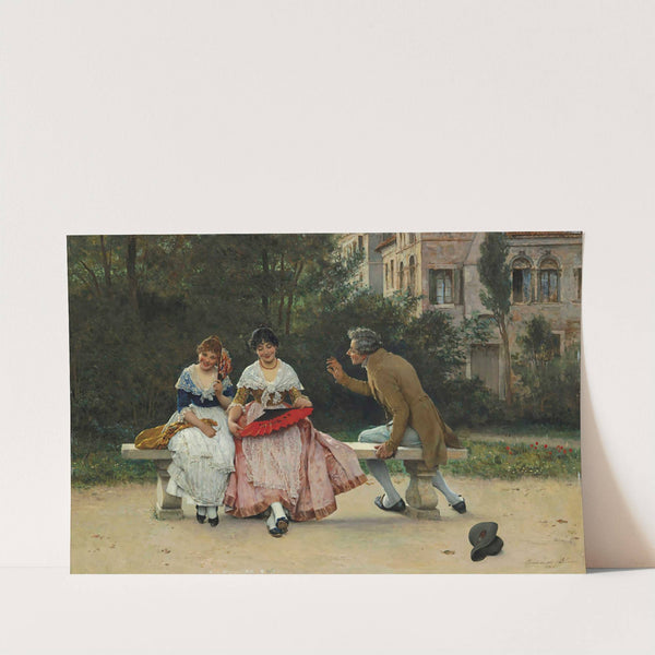 In the Park (1886) by Eugen von Blaas