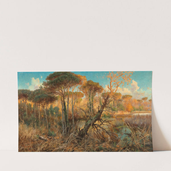 In the Pontine Marshes by Pietro Barucci