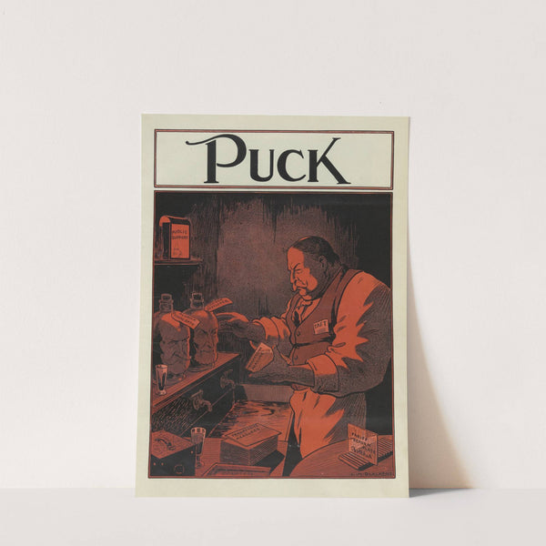 In the Republican dark-room (1910) by Louis Glackens