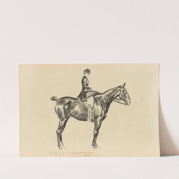 In the Row (1893-1900) by Charles Dana Gibson