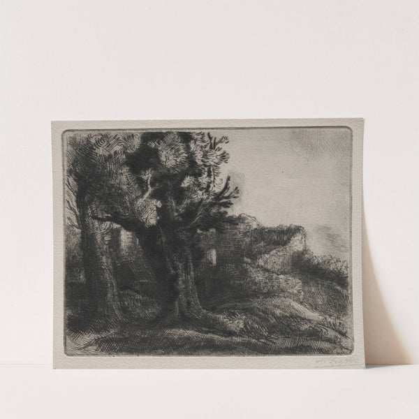 In the Ruins (c. 1857–1911) by Alphonse Legros