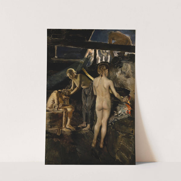 In the Sauna (1889) by Akseli Gallen-Kallela