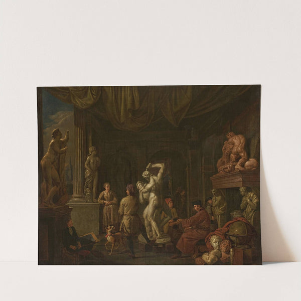 In the sculptor’s studio by Balthasar Van Den Bossche