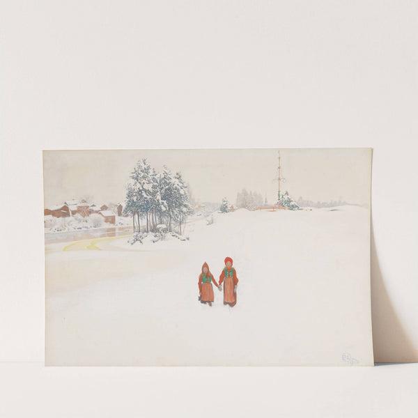 In the Snow (1910) by Carl Larsson