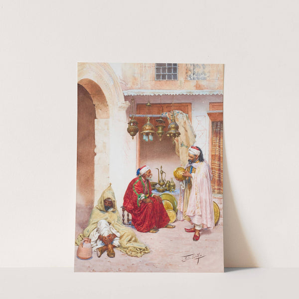 In The Souk by Giulio Rosati