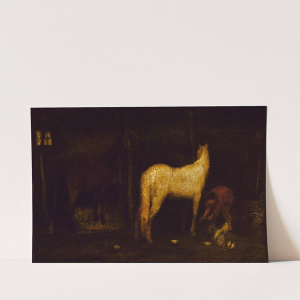 In the Stable (before 1911) by Albert Pinkham Ryder