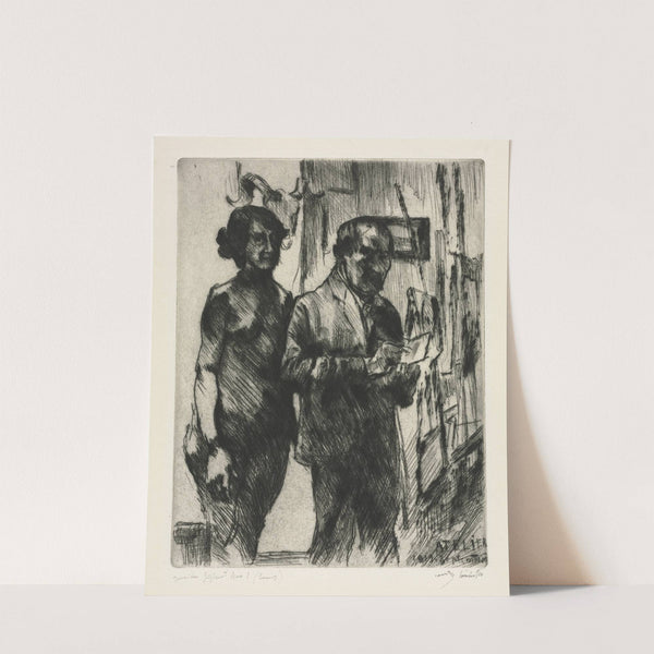 In the Studio (1919) by Lovis Corinth