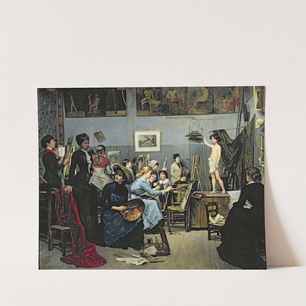 In The Studio (1881) by Marie Bashkirtseff
