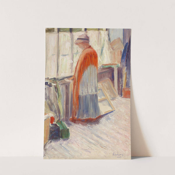 In The Studio (1910) by Hugo Simberg