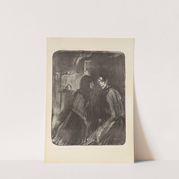 In The Suburbs (1912) by Théophile Alexandre Steinlen