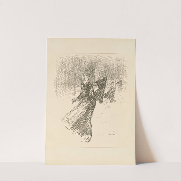 In The Suburbs (1912) by Théophile Alexandre Steinlen