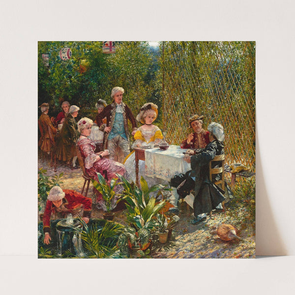 In the summer house by Aleksander Gierymski