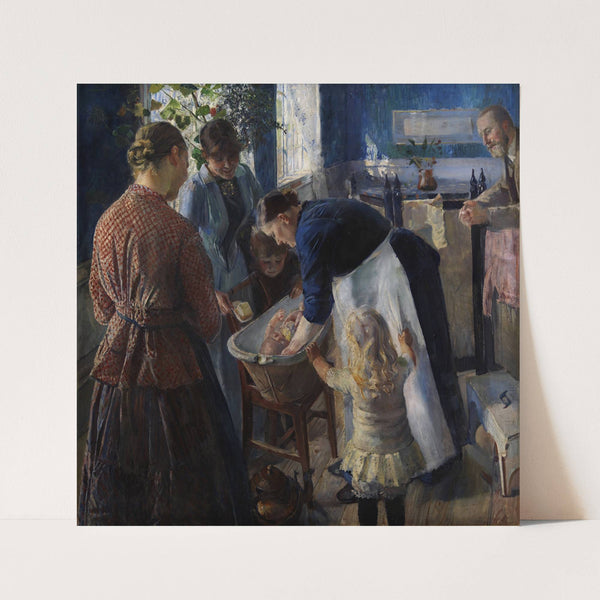 In the Tub (1889) by Christian Krohg